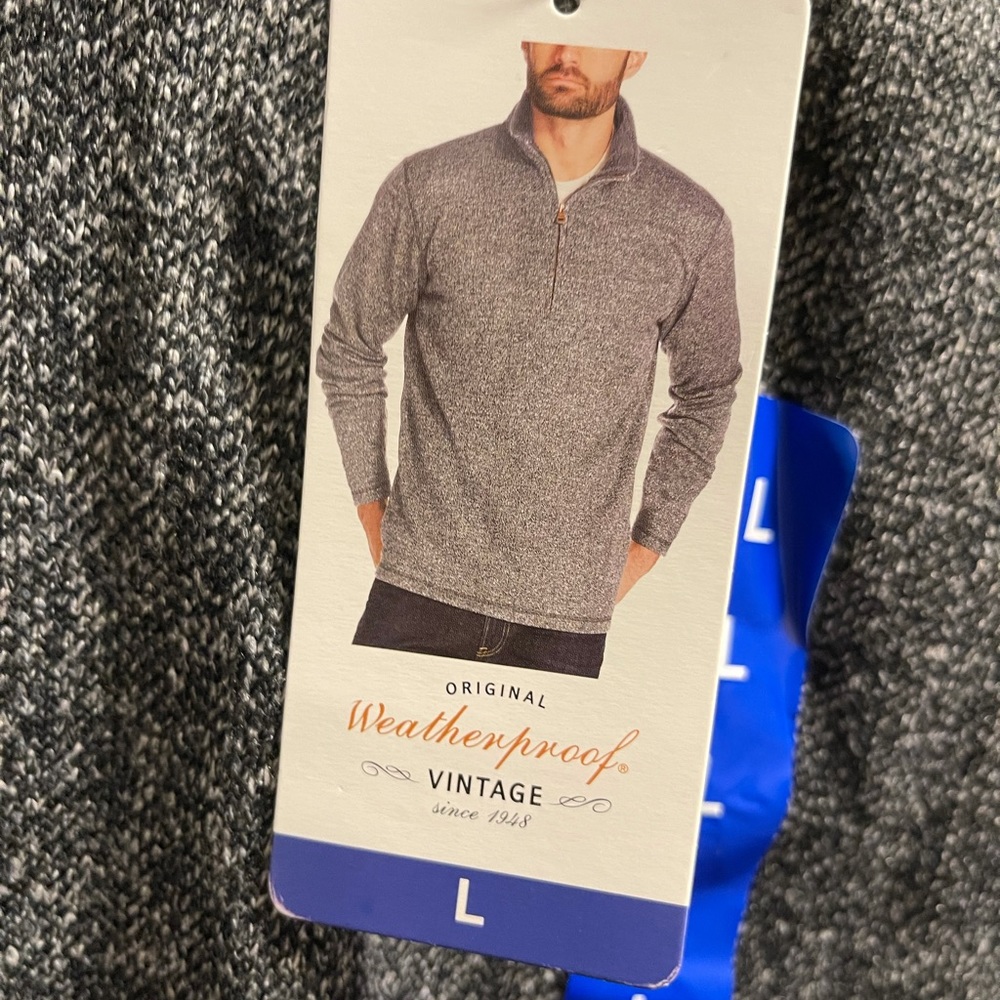 Weatherproof Vintage Mens 1/4 Zipper Pullover - Picture 6 of 7